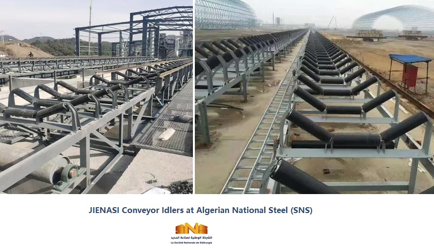 JIENASI Conveyor Idlers at Algerian National Steel (SNS)