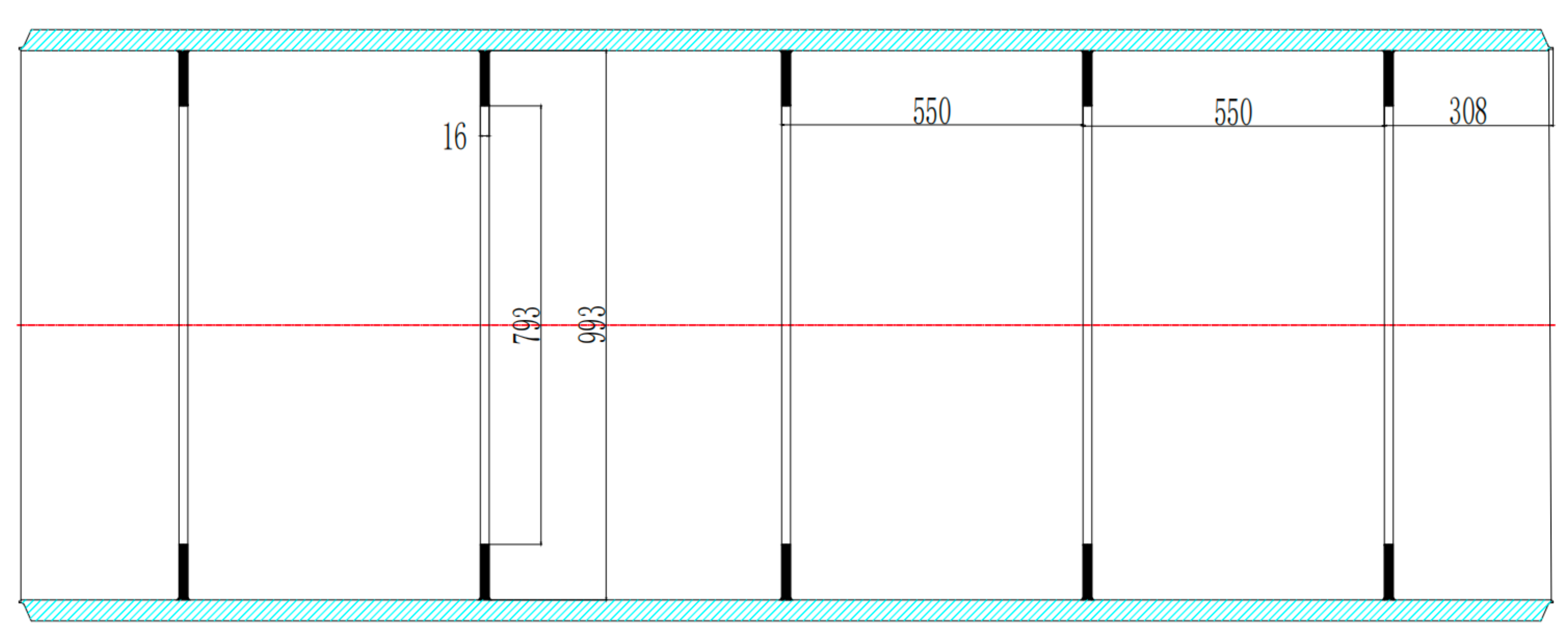 The Stiffening Rings design drawings- the 5 rings inside the pulley tube.